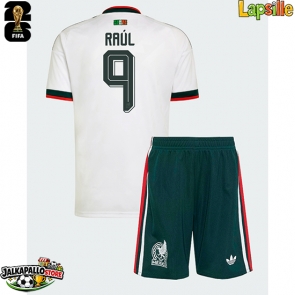 Meksiko Raul Jimenez #9 Vieraspaita Lapsille MM-kisat 2026 Lyhythihainen (+ shortsit)